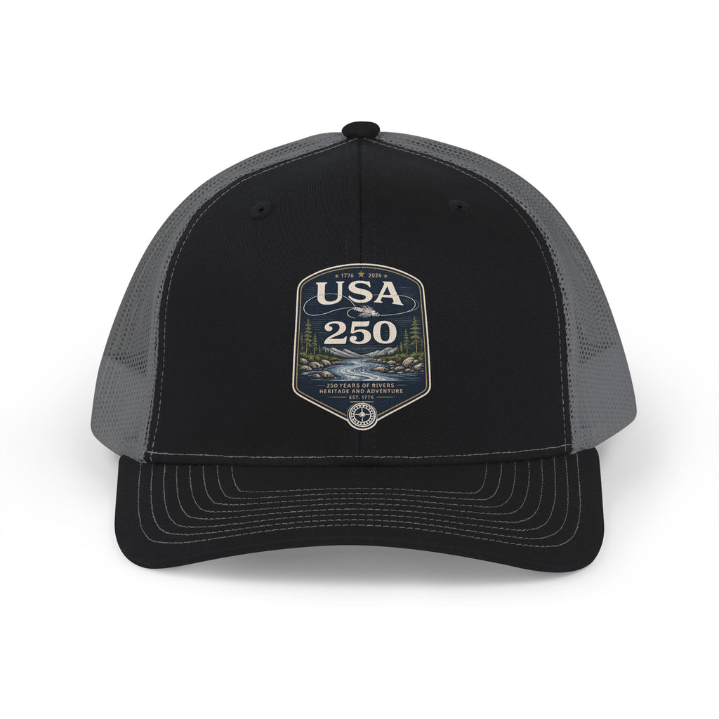 USA 250 River Heritage Trucker Hat | Dark Badge Richardson 112