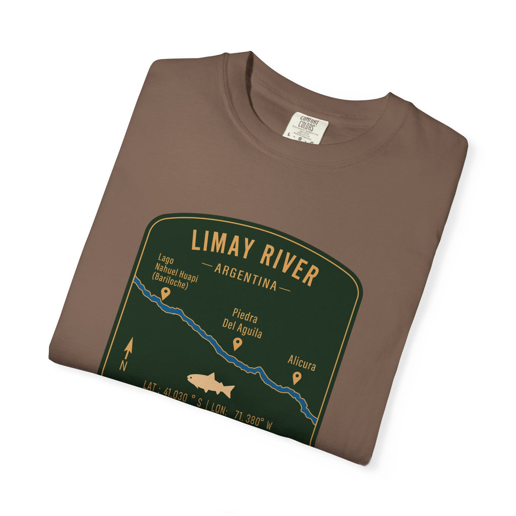 Global Series - Limay River Argentina Fishing Map | Rugged Cotton Trout Tee