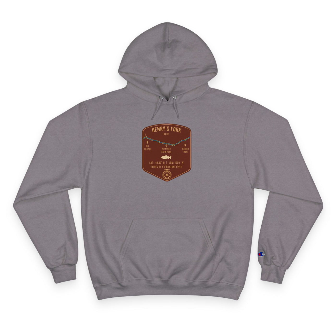 Henry's Fork Patch Graphic Hoodie | Outdoor Adventure
