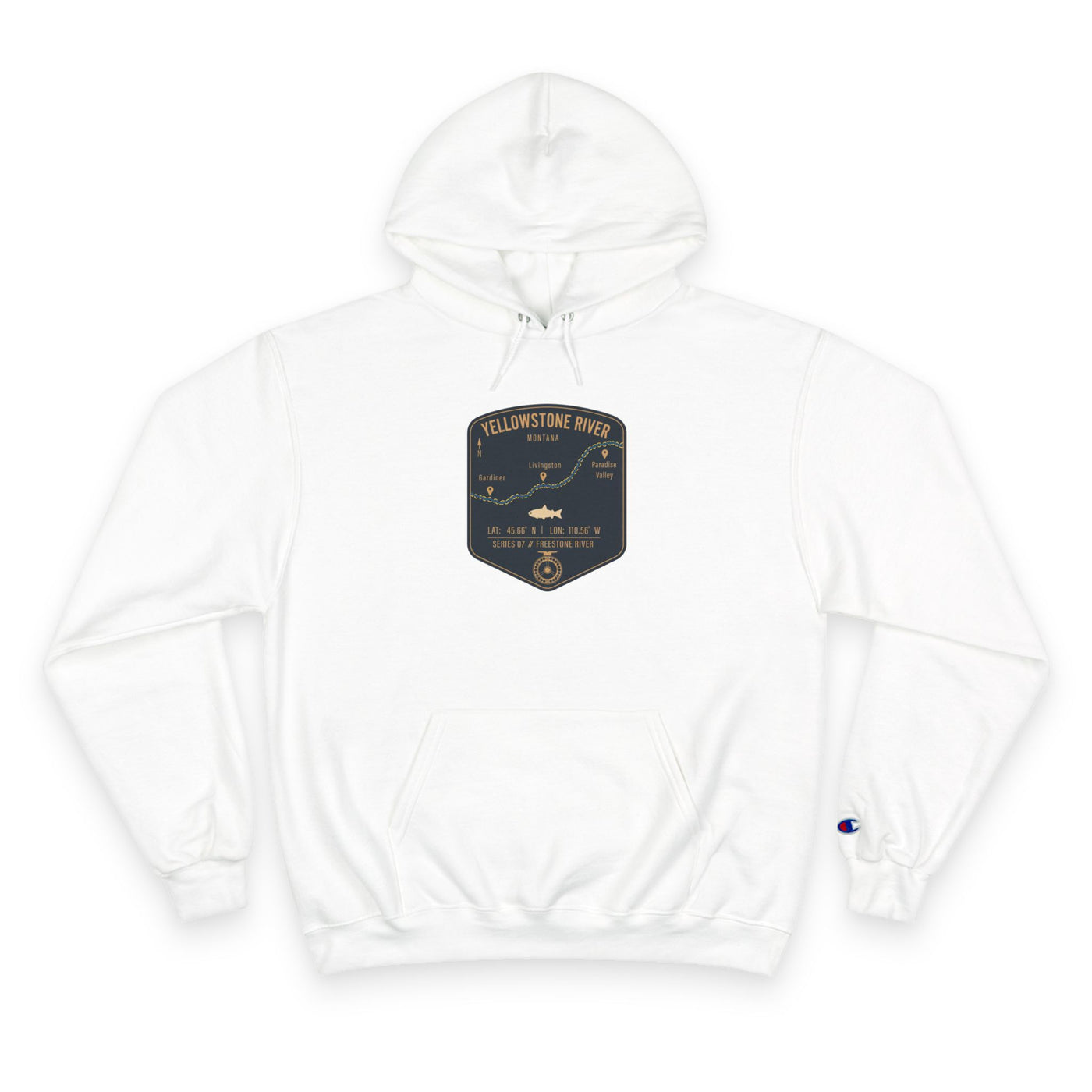 Yellowstone Patch Graphic Hoodie | Outdoor Adventure