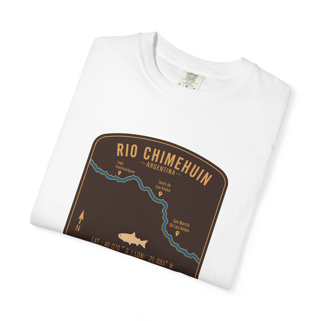 Global Series - Chimehuin River Argentina Fishing Map | Rugged Cotton Trout Tee