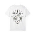 Montana - State Fly Fishing Badge — Rugged Cotton Tee