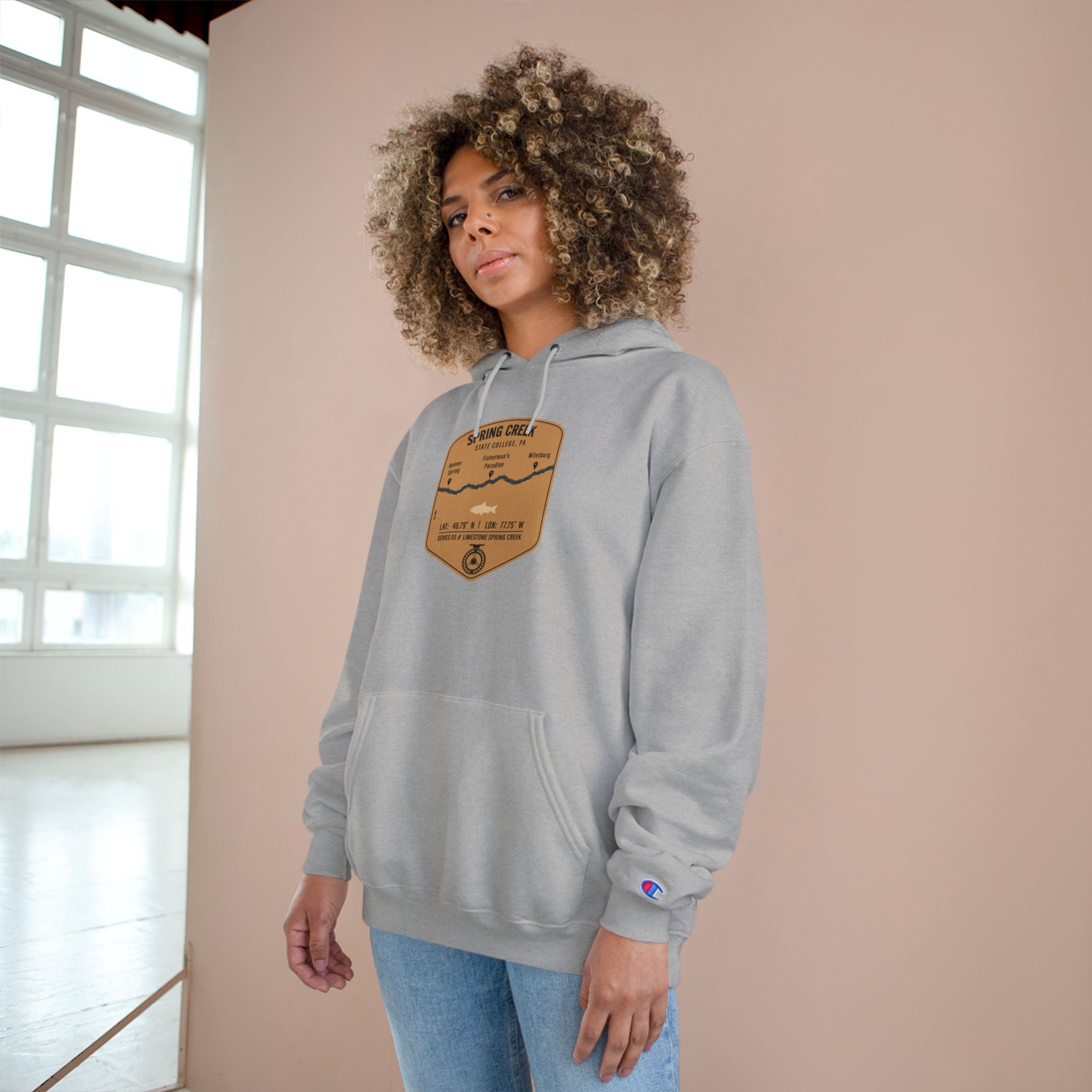 Spring Creek Patch Graphic Hoodie | Outdoor Adventure