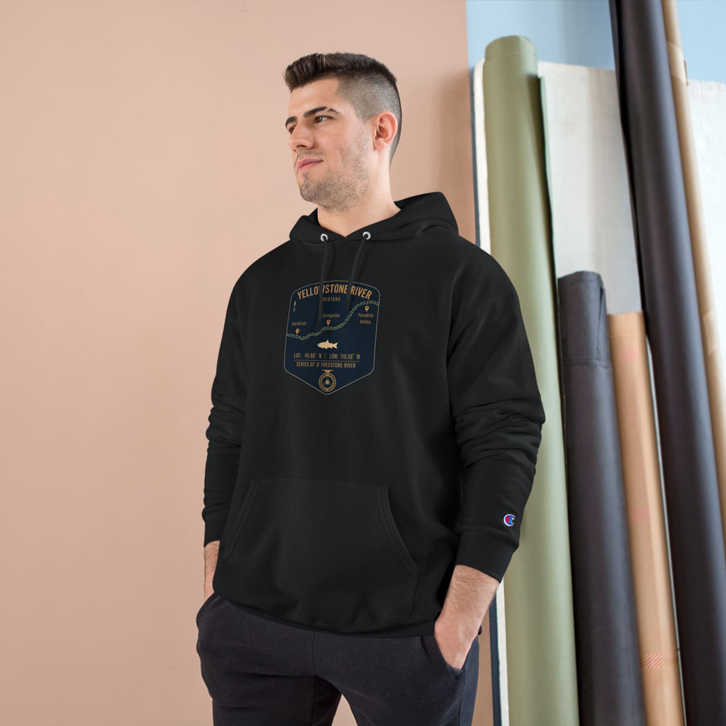 Yellowstone Patch Graphic Hoodie | Outdoor Adventure