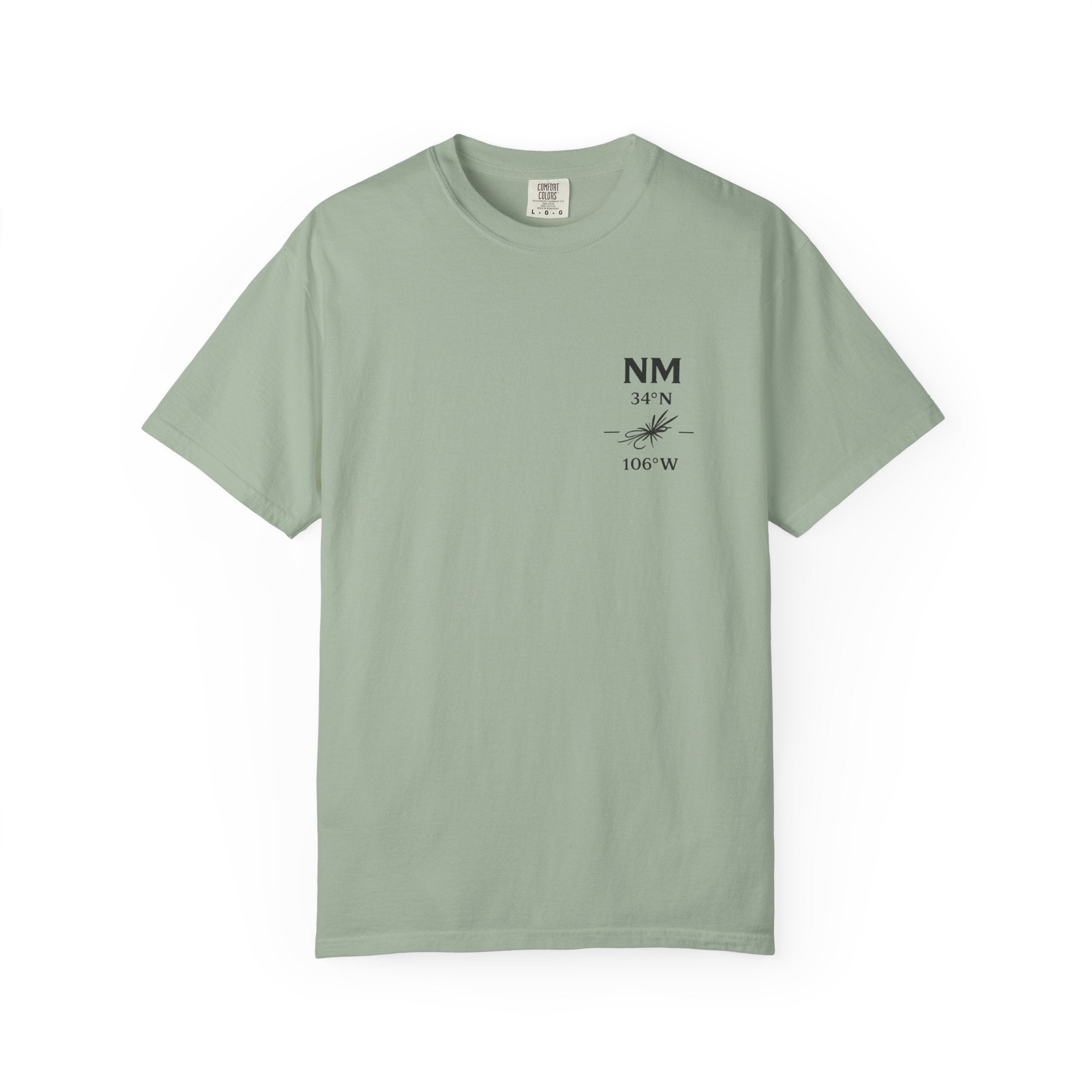 New Mexico - State Fly Fishing Badge — Rugged Cotton Tee