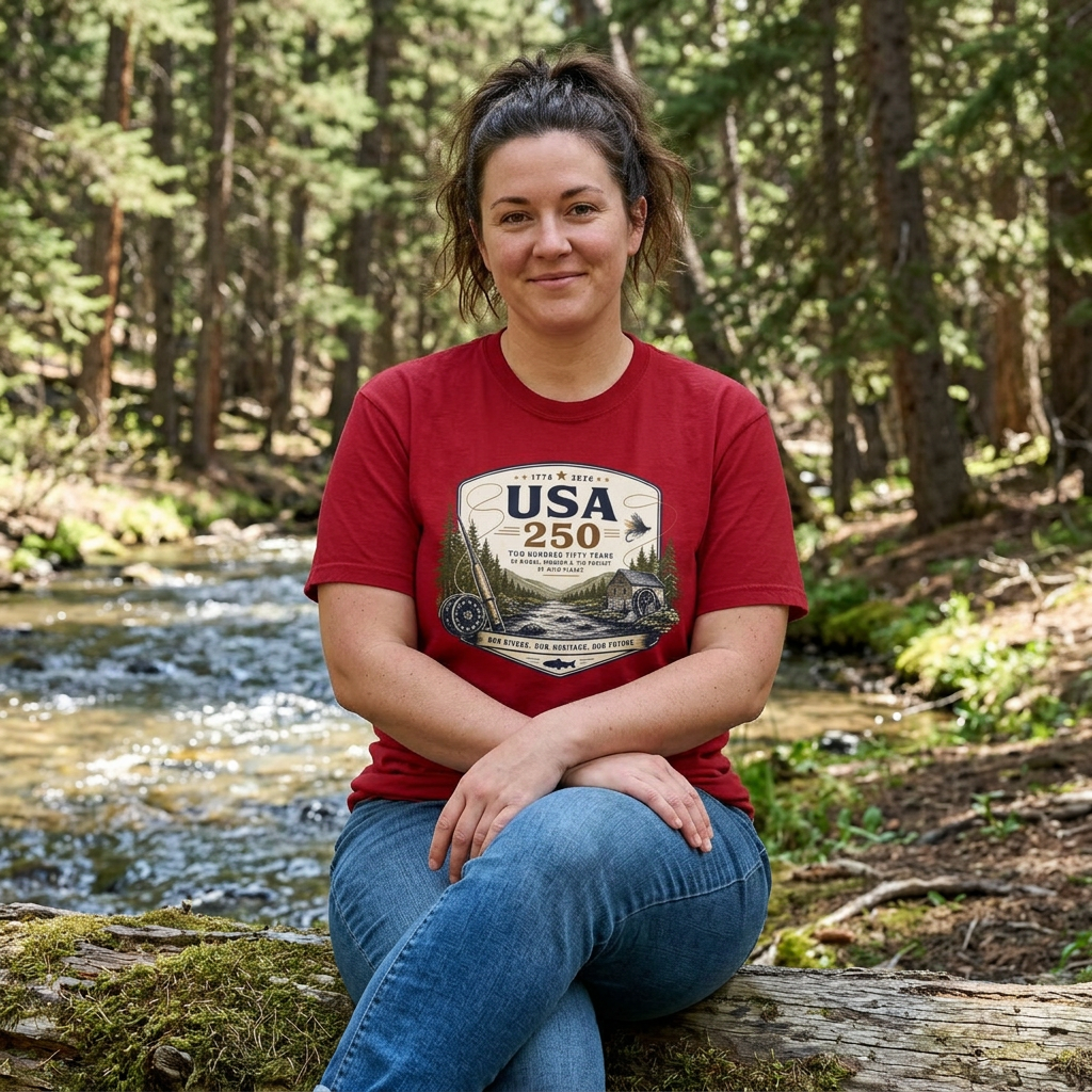 USA 250 River Heritage | Light Badge Rugged Cotton Tee