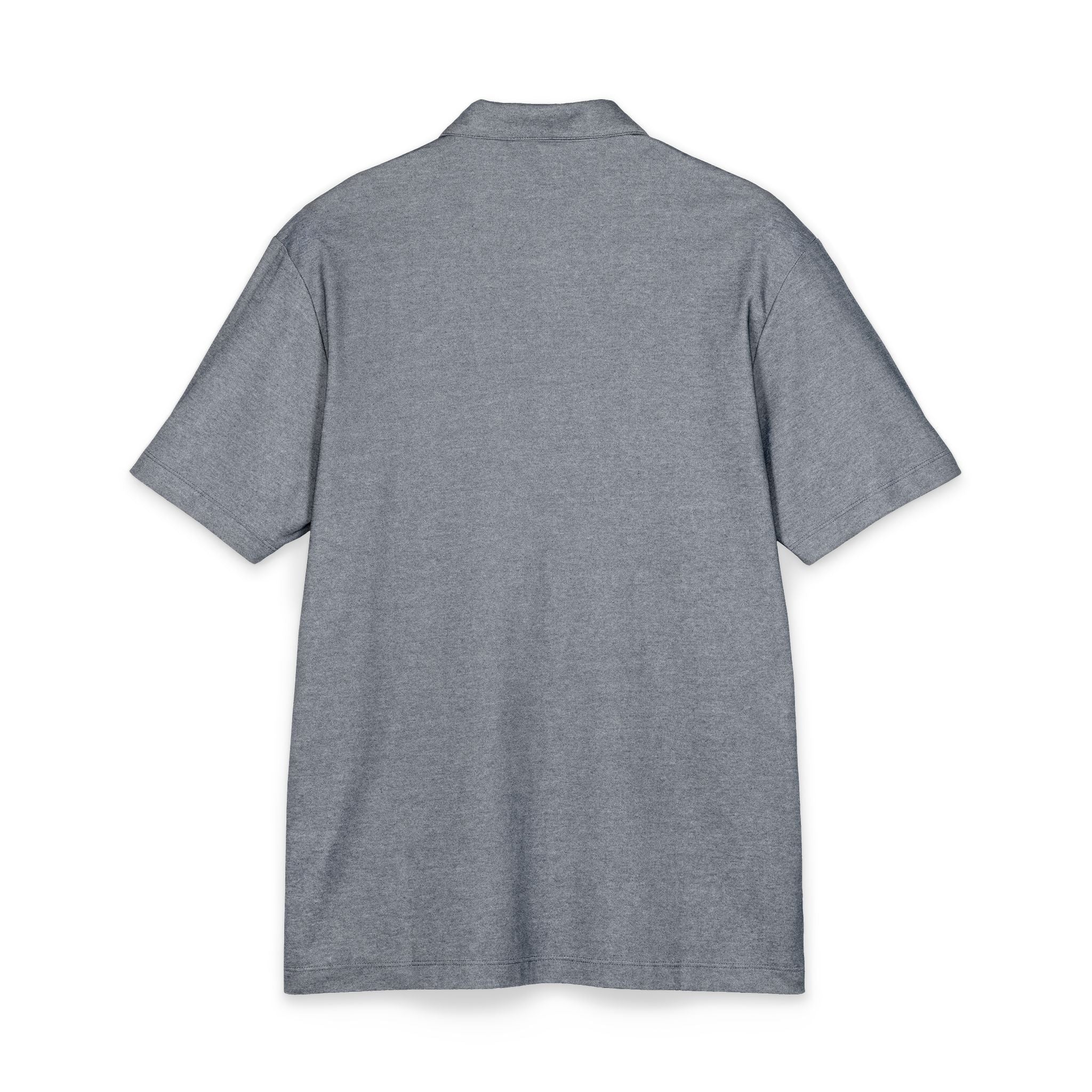 Upper Delaware Fishing Map Polo | Port Authority® Fine Pique Blend