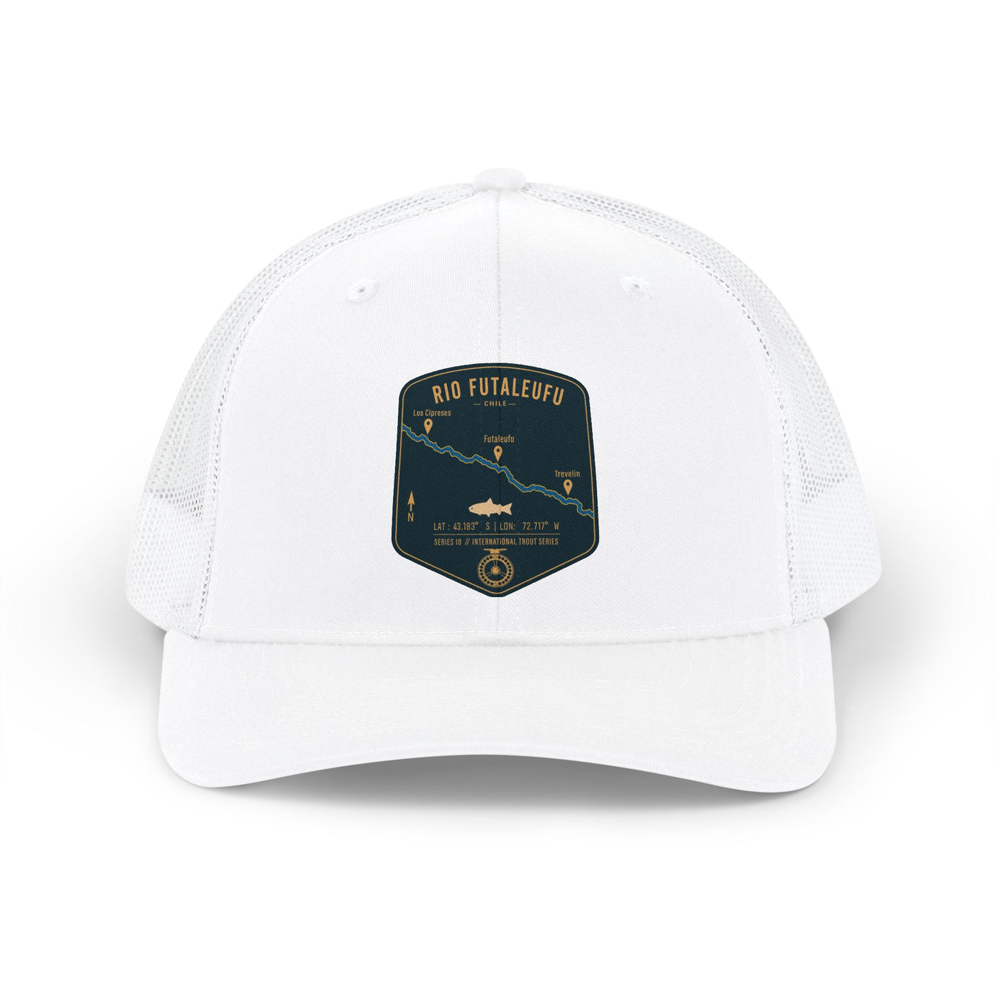 Global Series - Rio Futaleufu Chile Fishing Map Trucker Hat | Richardson 112