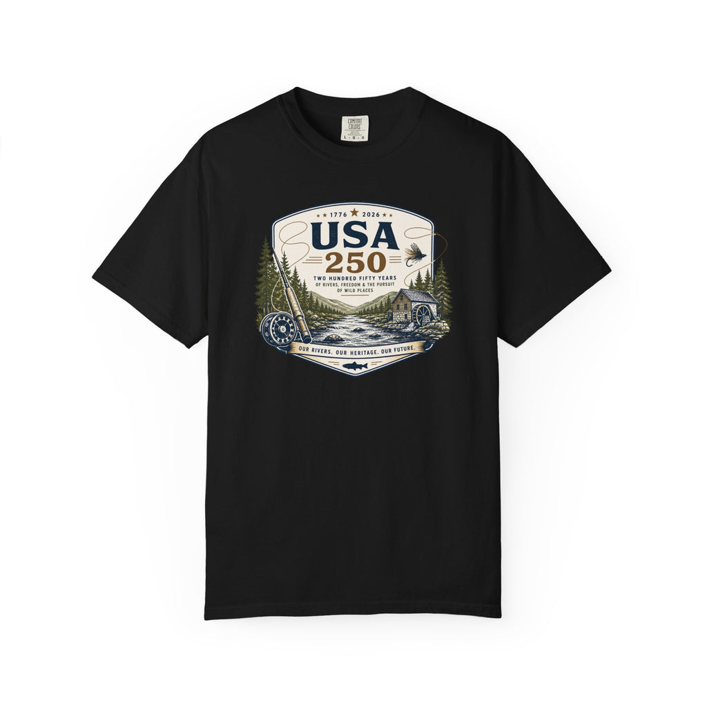 USA 250 River Heritage | Light Badge Rugged Cotton Tee