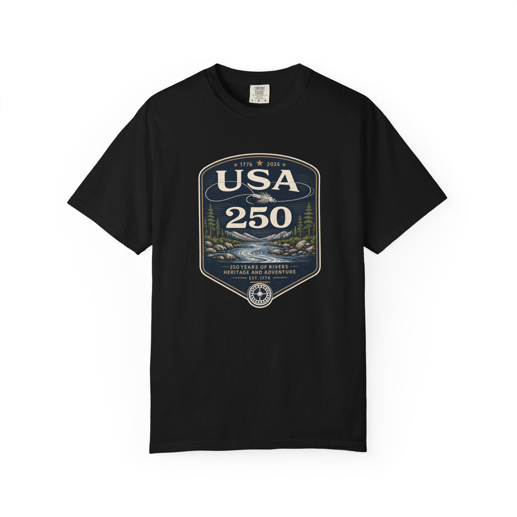 USA 250 River Heritage | Dark Badge Rugged Cotton Tee