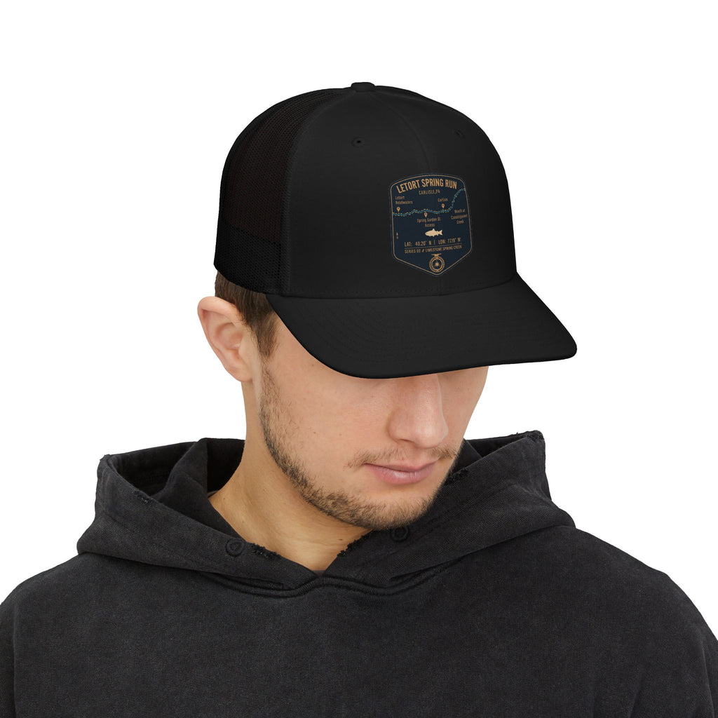 LeTort Spring Run Fishing Map Trucker Hat | Richardson 112