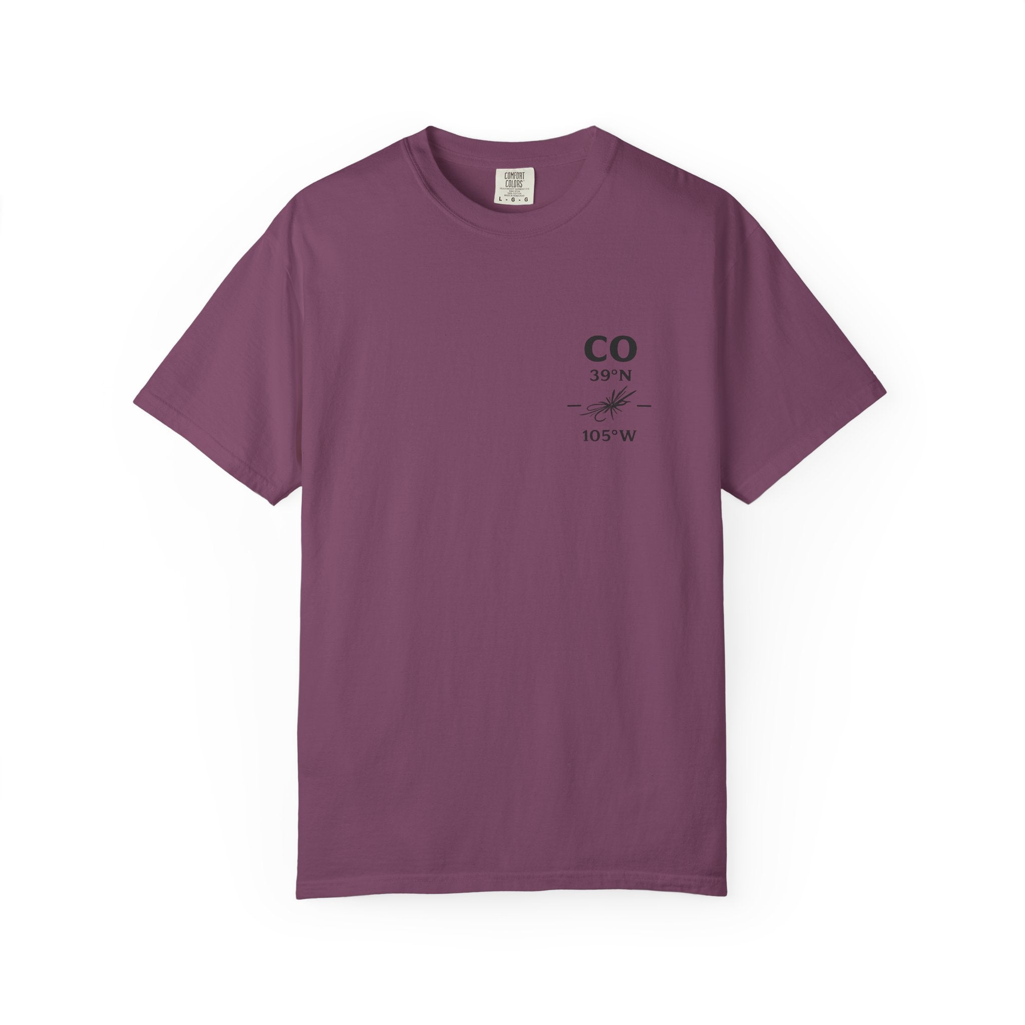 Colorado - State Fly Fishing Badge — Rugged Cotton Tee