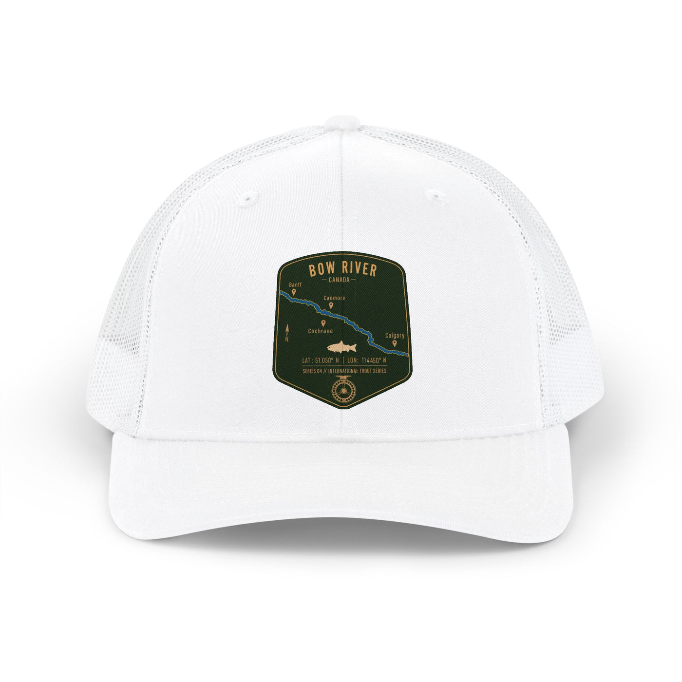 Global Series - Bow River Canada Fishing Map Trucker Hat | Richardson 112