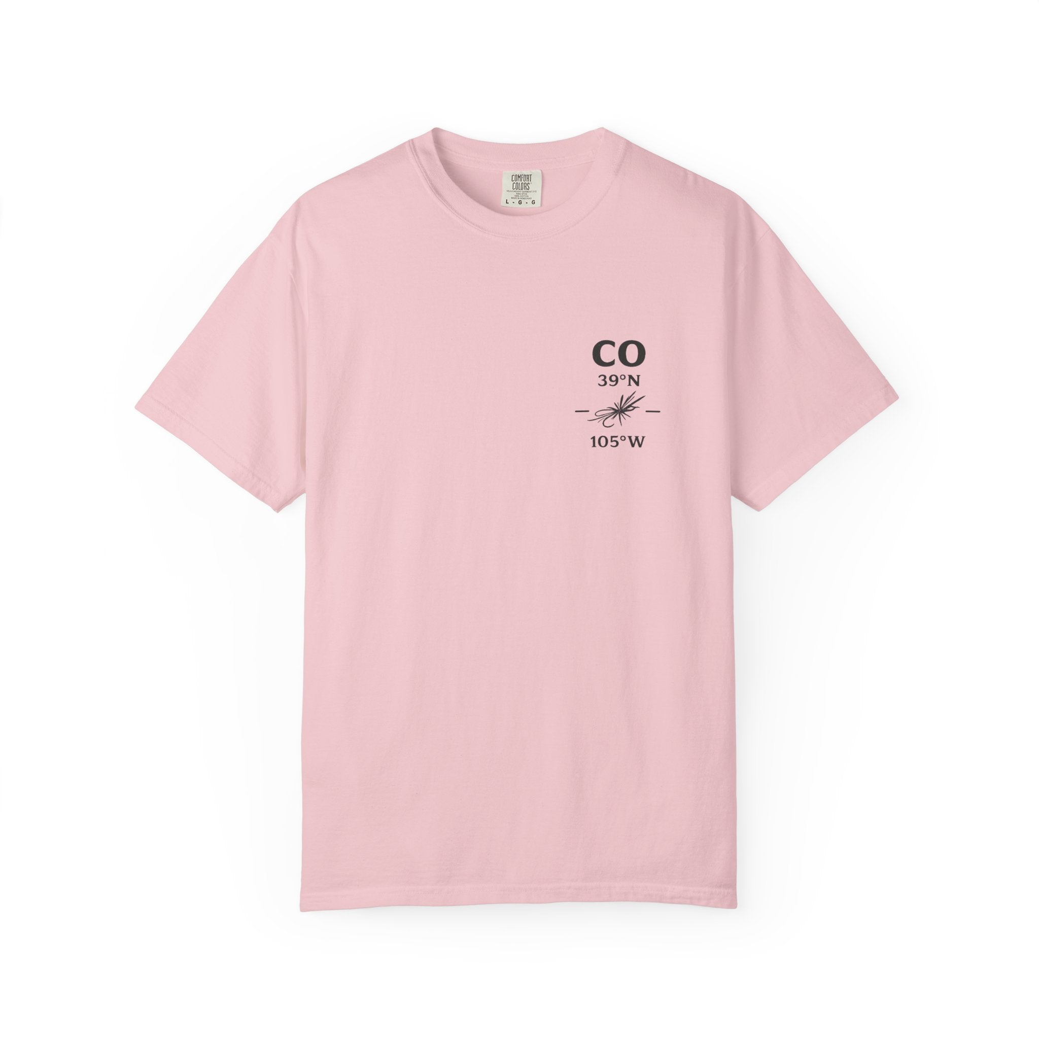 Colorado - State Fly Fishing Badge — Rugged Cotton Tee