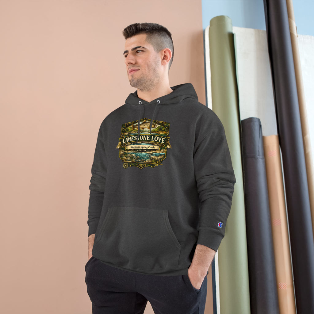 Limestone Love Patch Graphic Hoodie | Outdoor Adventure
