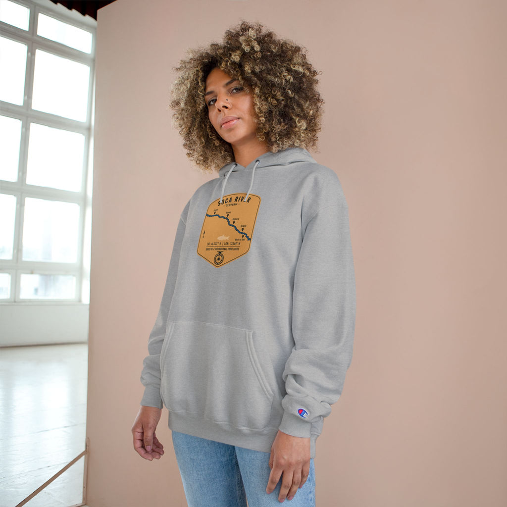 Global Series - Soca River Slovenia Patch Graphic Hoodie | Outdoor Adventure