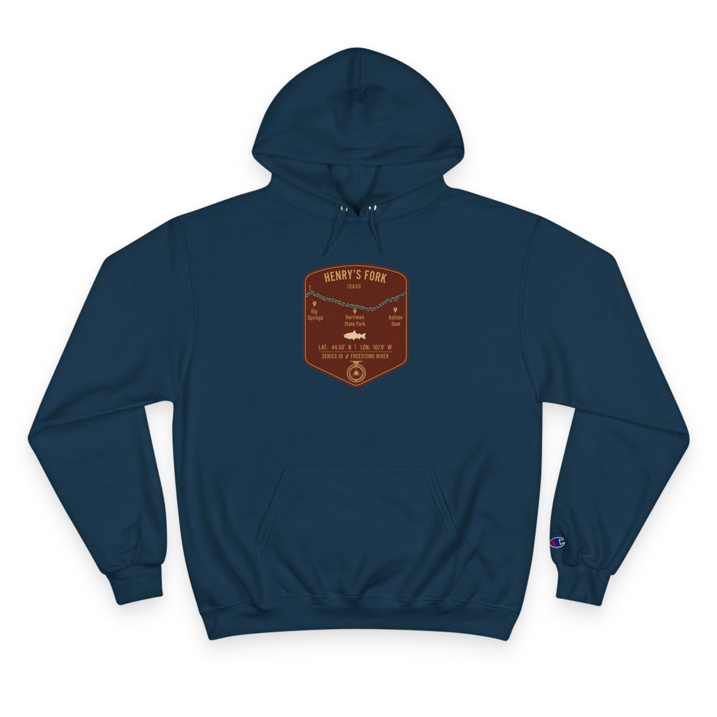 Henry's Fork Patch Graphic Hoodie | Outdoor Adventure