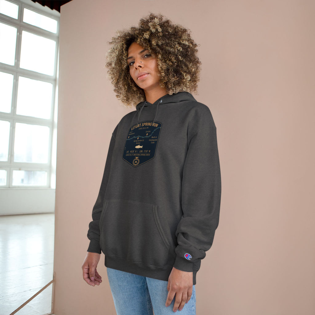 LeTort Spring Run Patch Graphic Hoodie | Outdoor Adventure