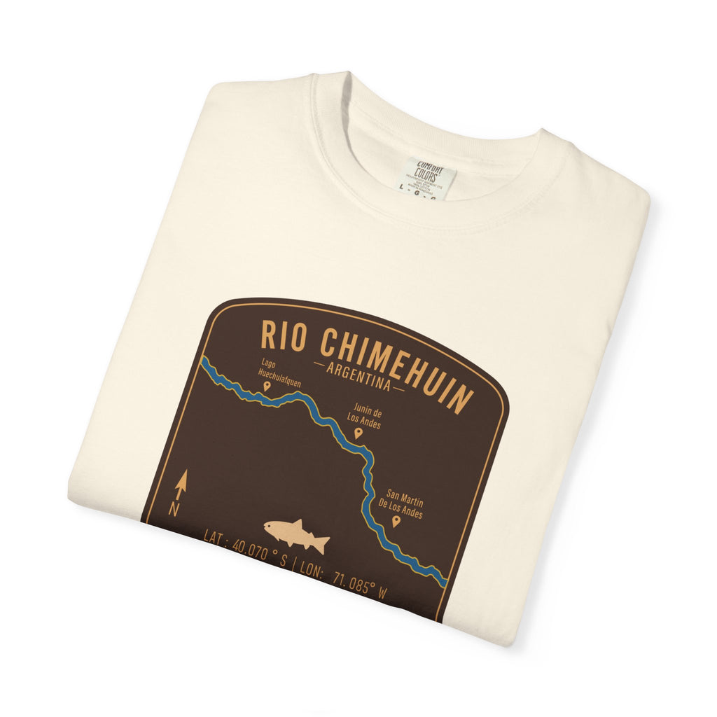 Global Series - Chimehuin River Argentina Fishing Map | Rugged Cotton Trout Tee