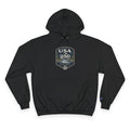 USA 250 River Heritage | Dark Badge Graphic Hoodie