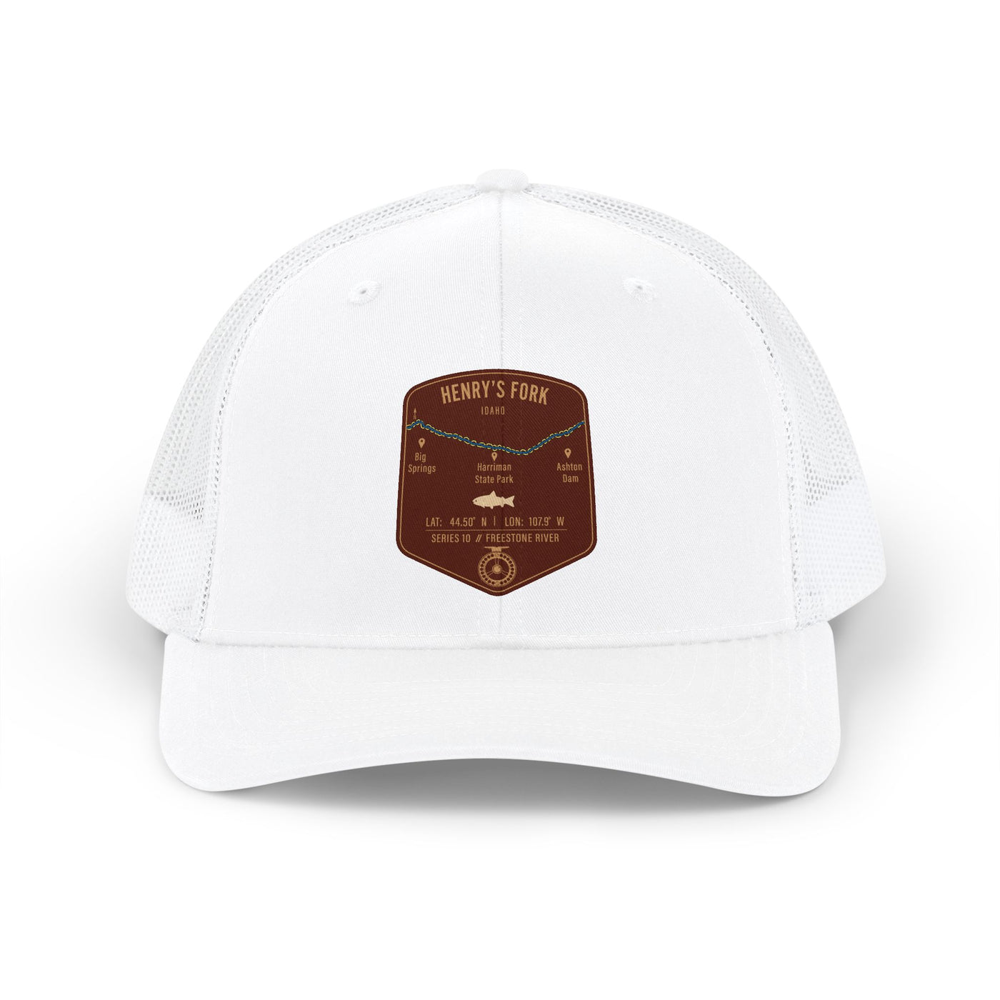 Henry's Fork Fishing Map Trucker Hat | Richardson 112