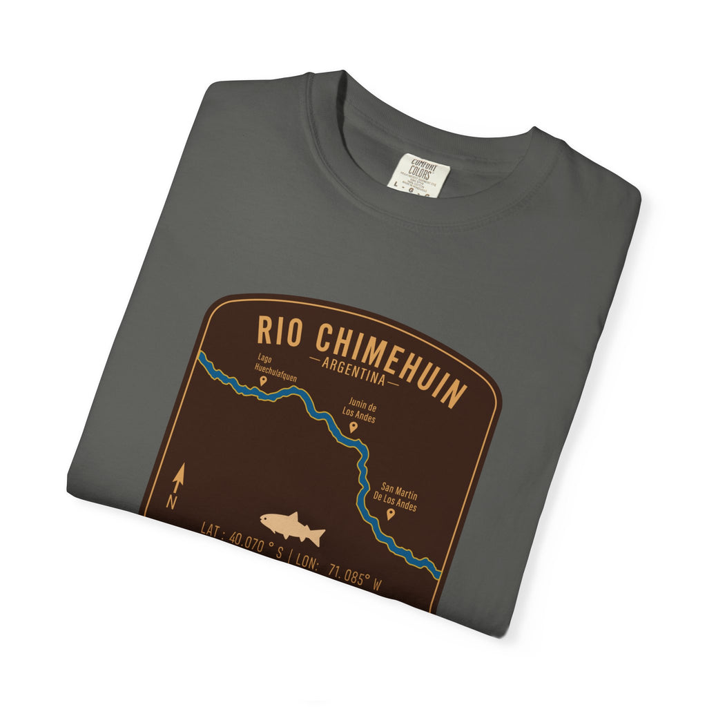Global Series - Chimehuin River Argentina Fishing Map | Rugged Cotton Trout Tee