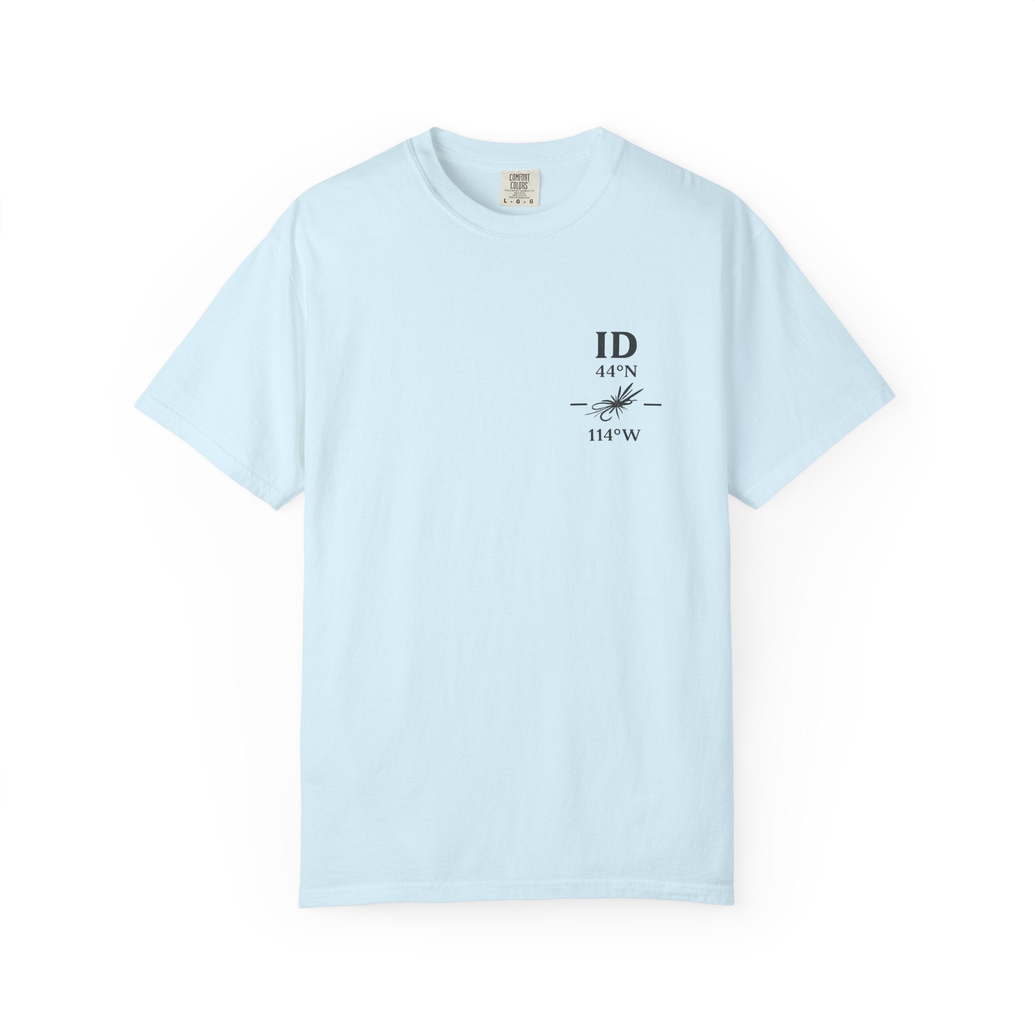 Idaho - State Fly Fishing Badge — Rugged Cotton Tee