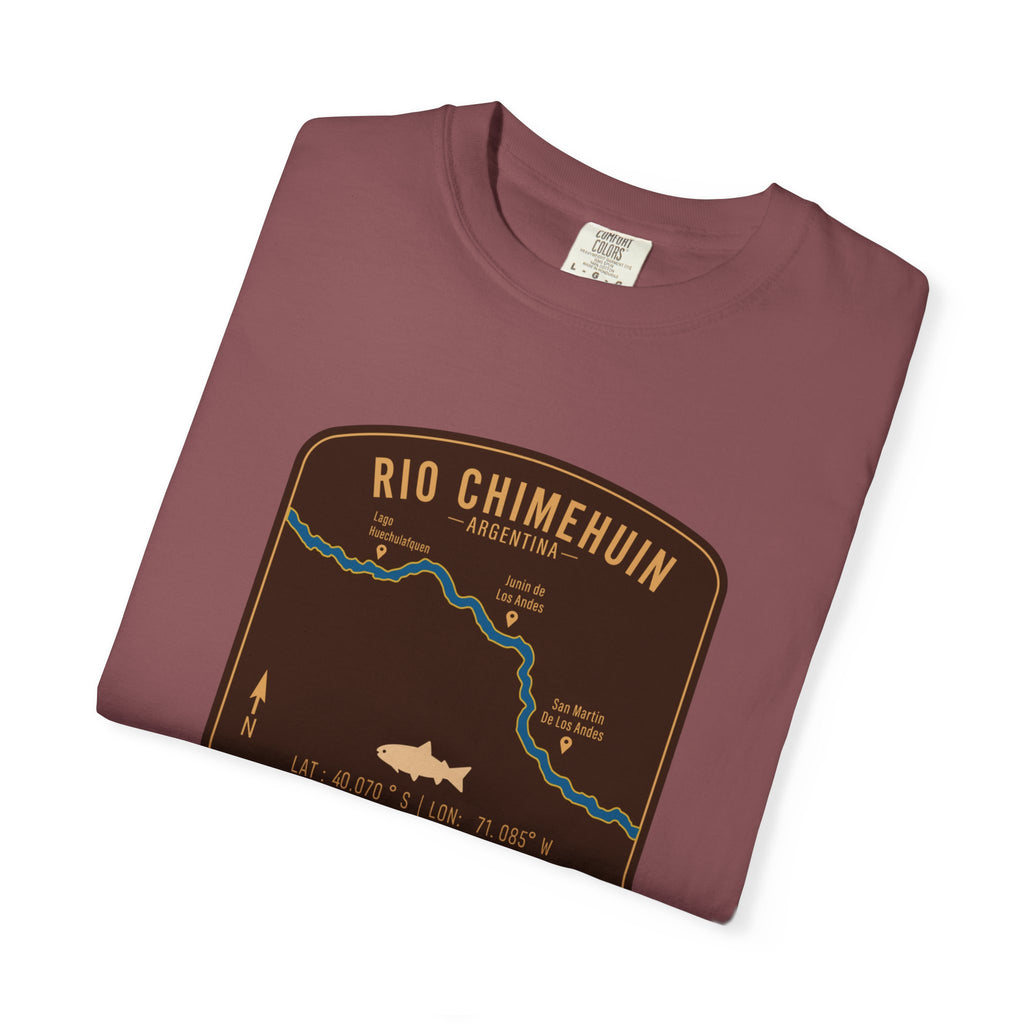 Global Series - Chimehuin River Argentina Fishing Map | Rugged Cotton Trout Tee