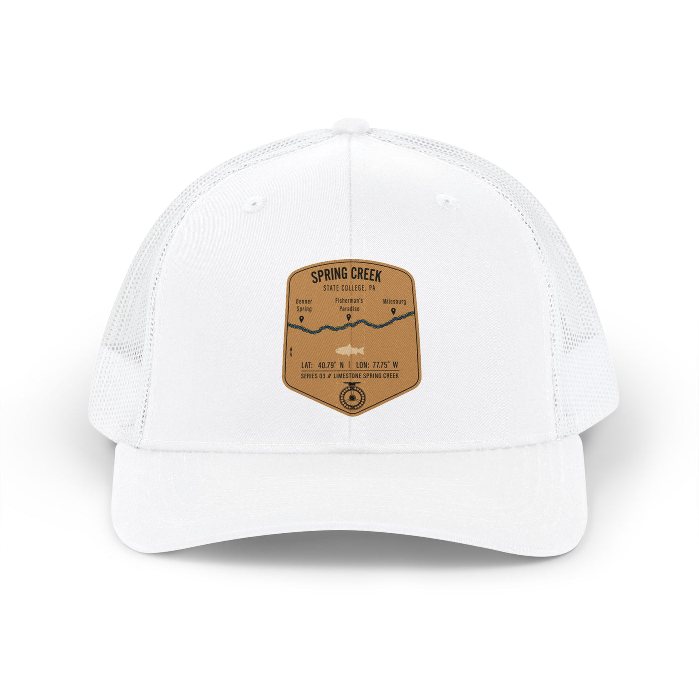 Spring Creek Fishing Map Trucker Hat | Richardson 112