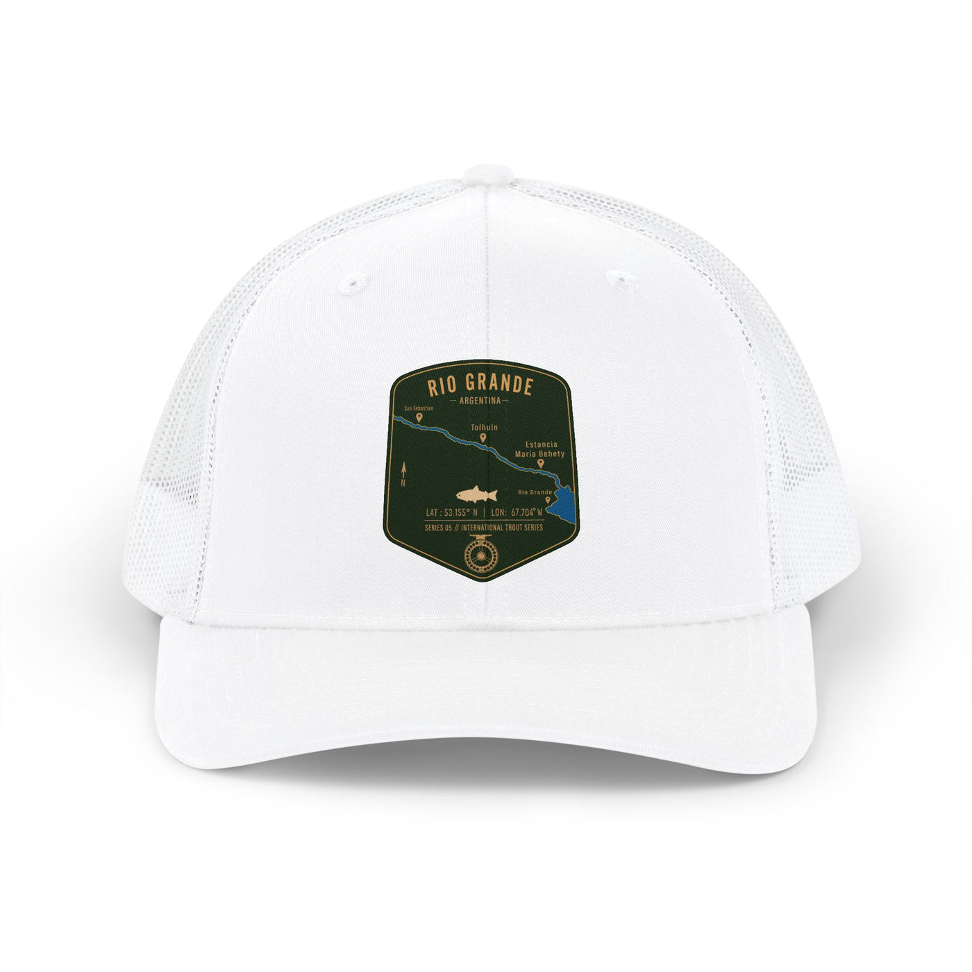 Global Series - Rio Grande Argentina Fishing Map Trucker Hat | Richardson 112