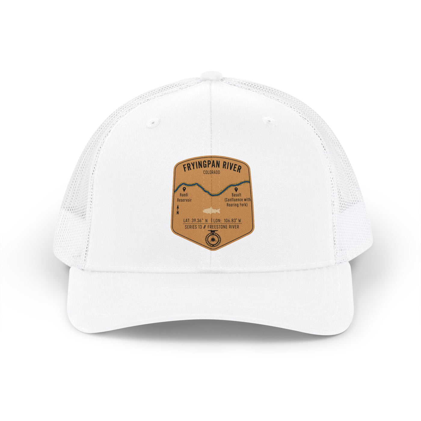 Fryingpan River Fishing Map Trucker Hat | Richardson 112