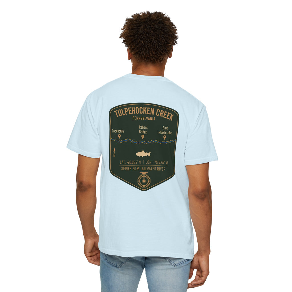 Tulpehocken Creek Pennsylvania Fly Fishing T-Shirt - Vintage Tailwater Trout Angler Tee - Blue Marsh Lake & Rebers Bridge Gift