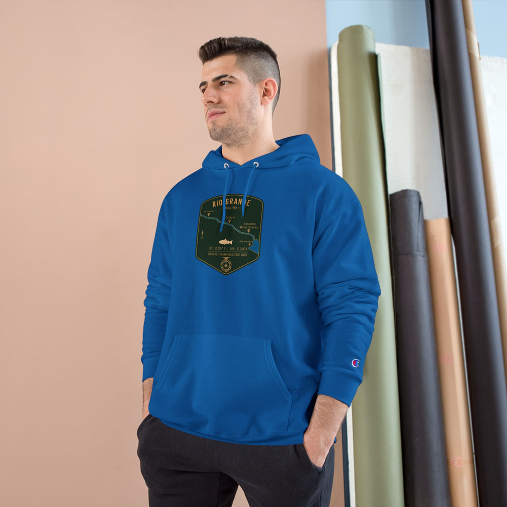 Global Series - Rio Grande River Argentina Patch Graphic Hoodie | Outdoor Adventure