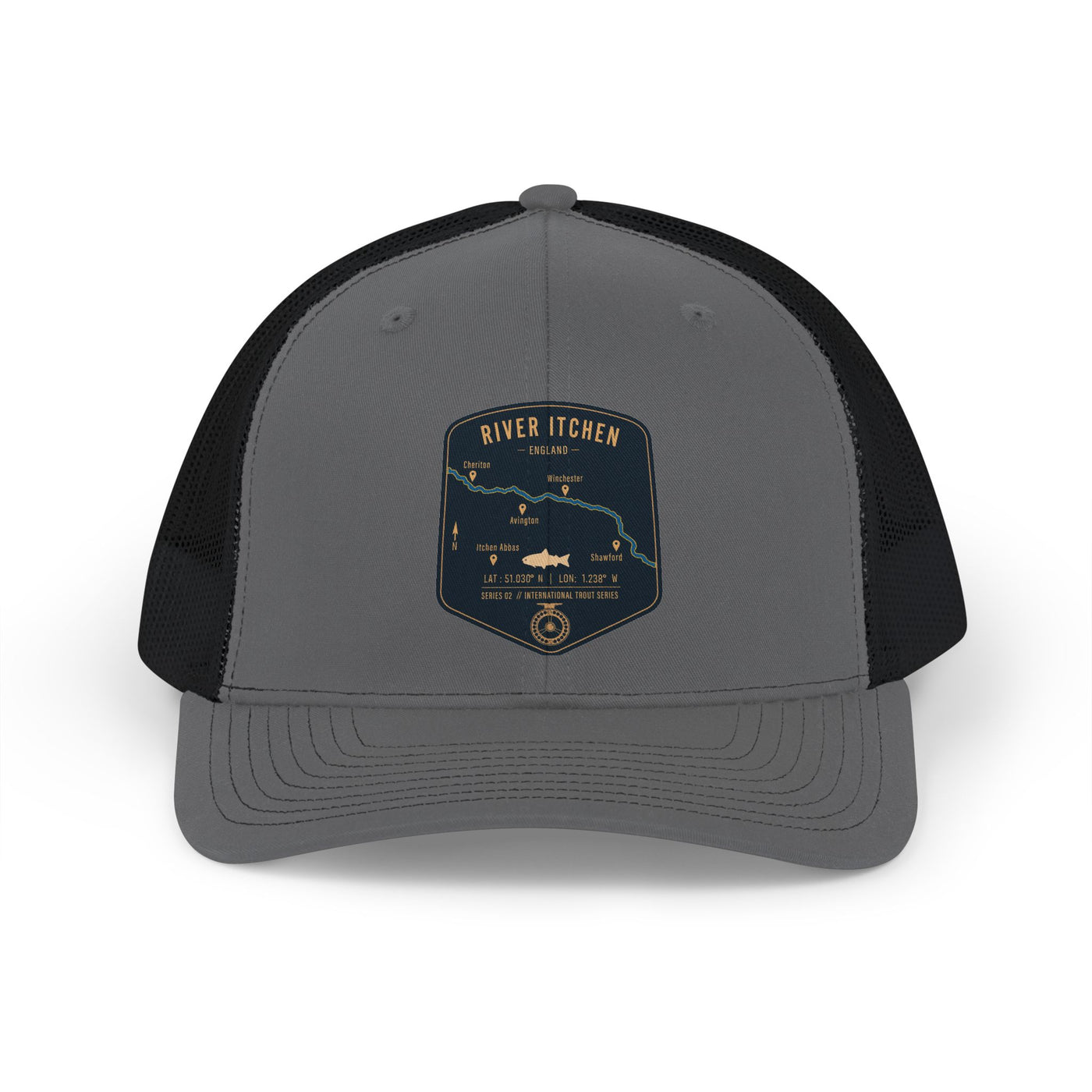 Global Series - River Itchen England Fishing Map Trucker Hat | Richardson 112