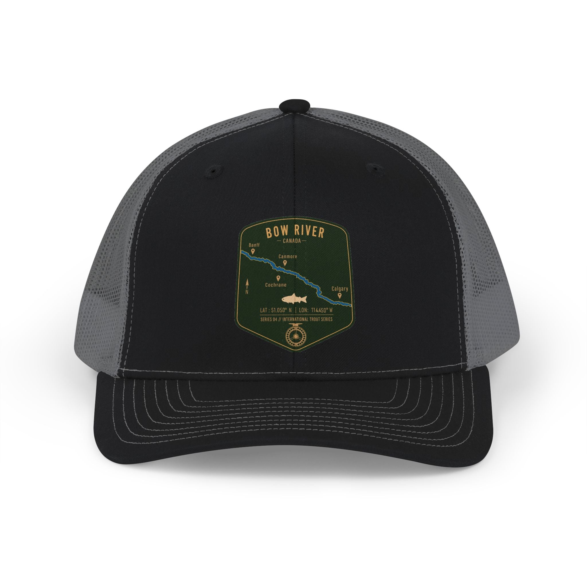 Global Series - Bow River Canada Fishing Map Trucker Hat | Richardson 112