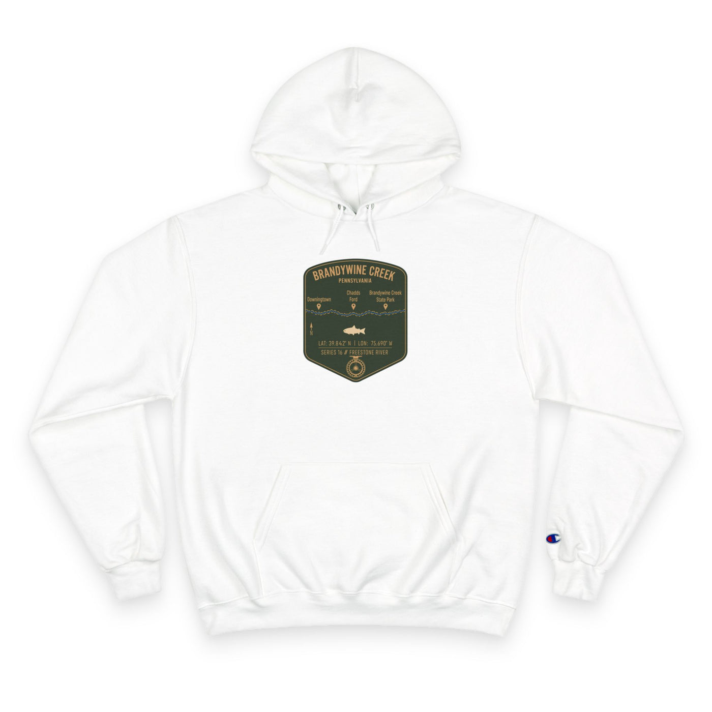 Brandywine Creek Patch Graphic Hoodie | Outdoor Adventure