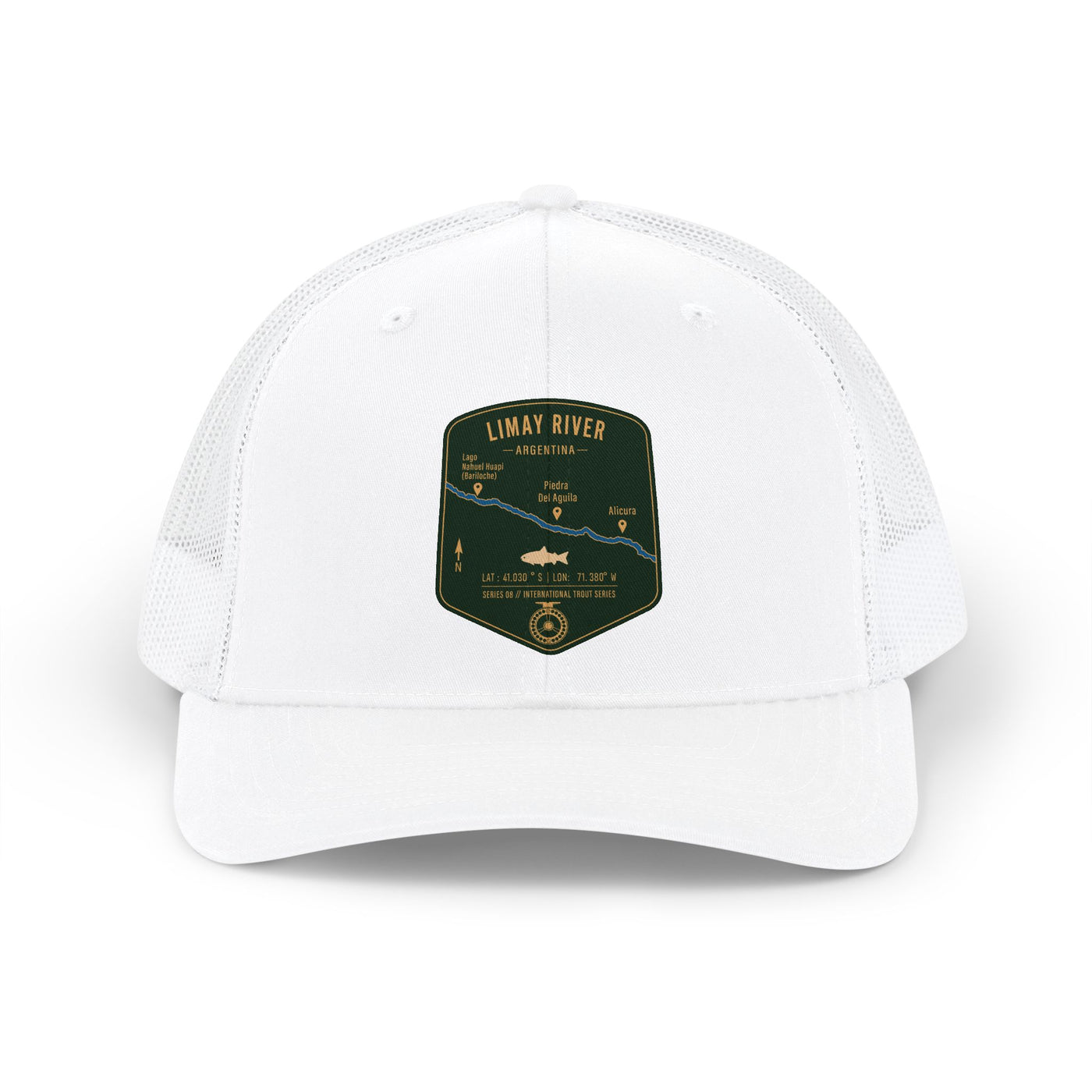 Global Series - Limay River Argentina Fishing Map Trucker Hat | Richardson 112