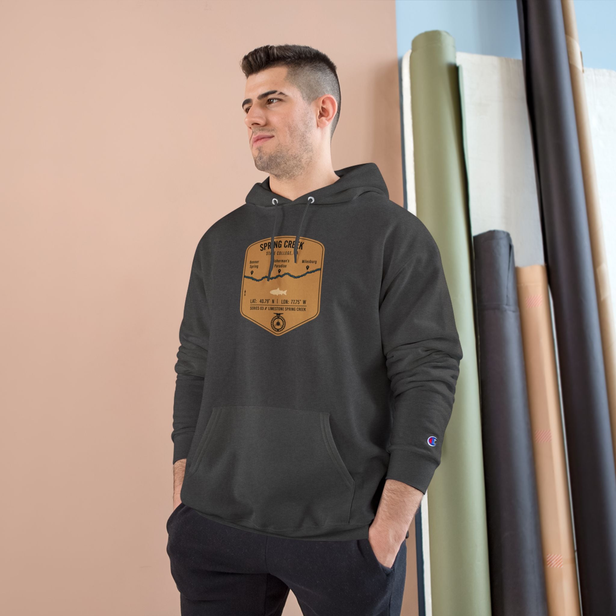 Spring Creek Patch Graphic Hoodie | Outdoor Adventure