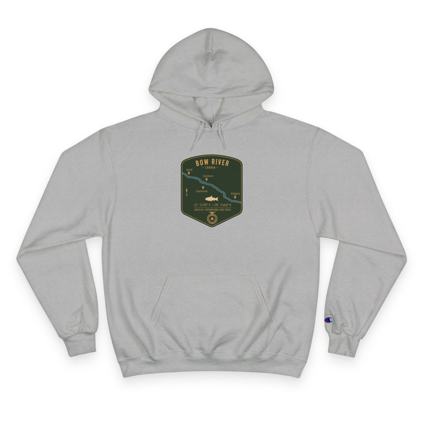 Global Series - Bow River Canada Patch Graphic Hoodie | Outdoor Adventure