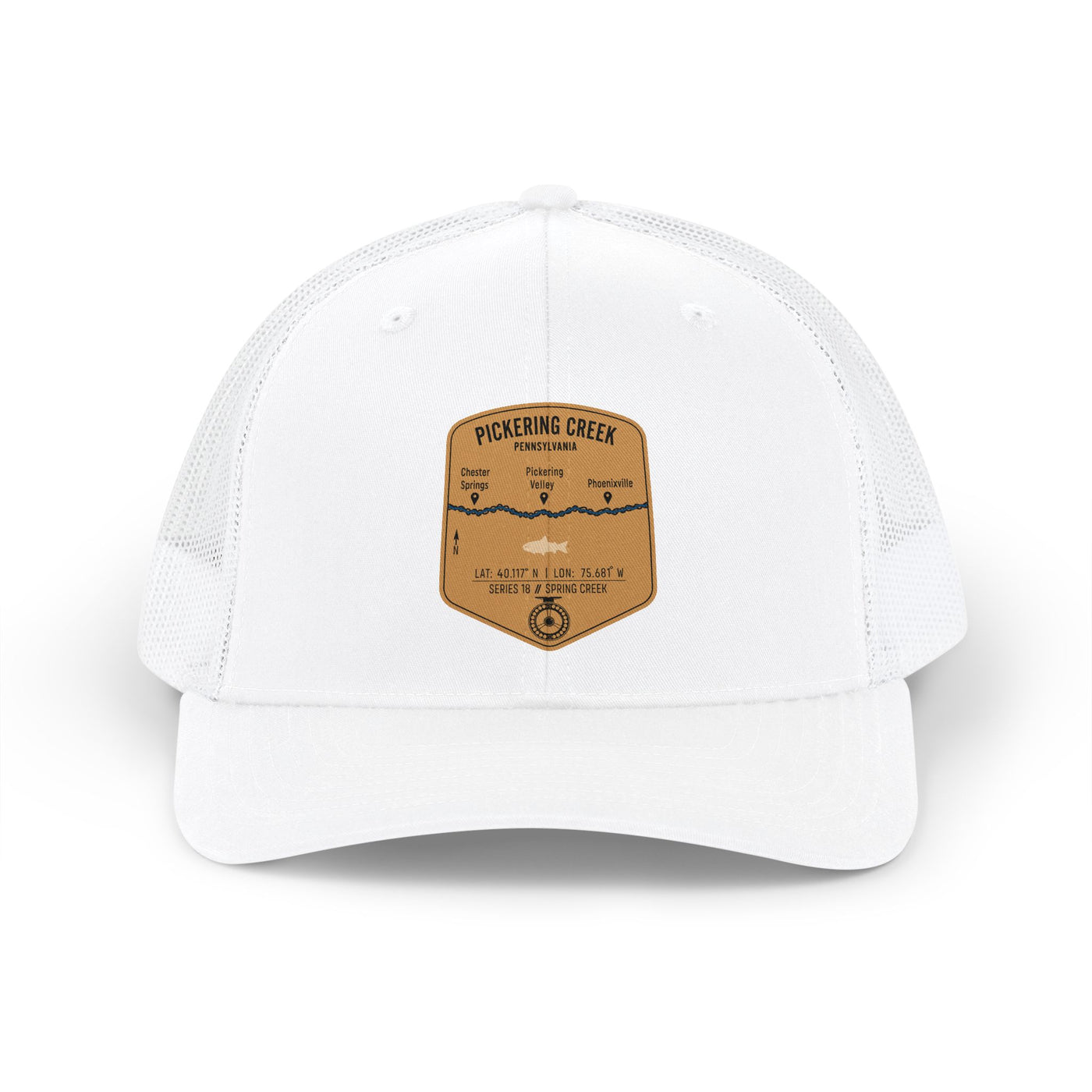 Pickering Creek Fishing Map Trucker Hat | Richardson 112