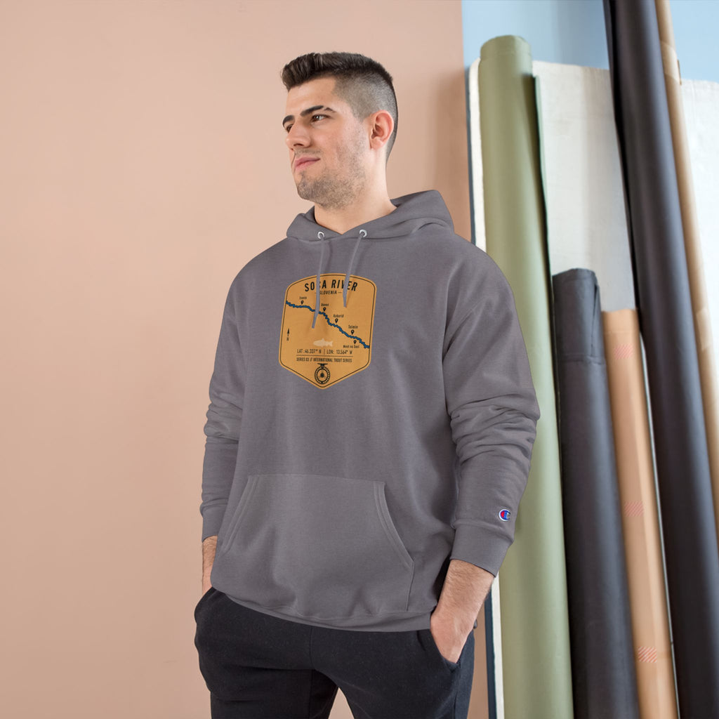 Global Series - Soca River Slovenia Patch Graphic Hoodie | Outdoor Adventure
