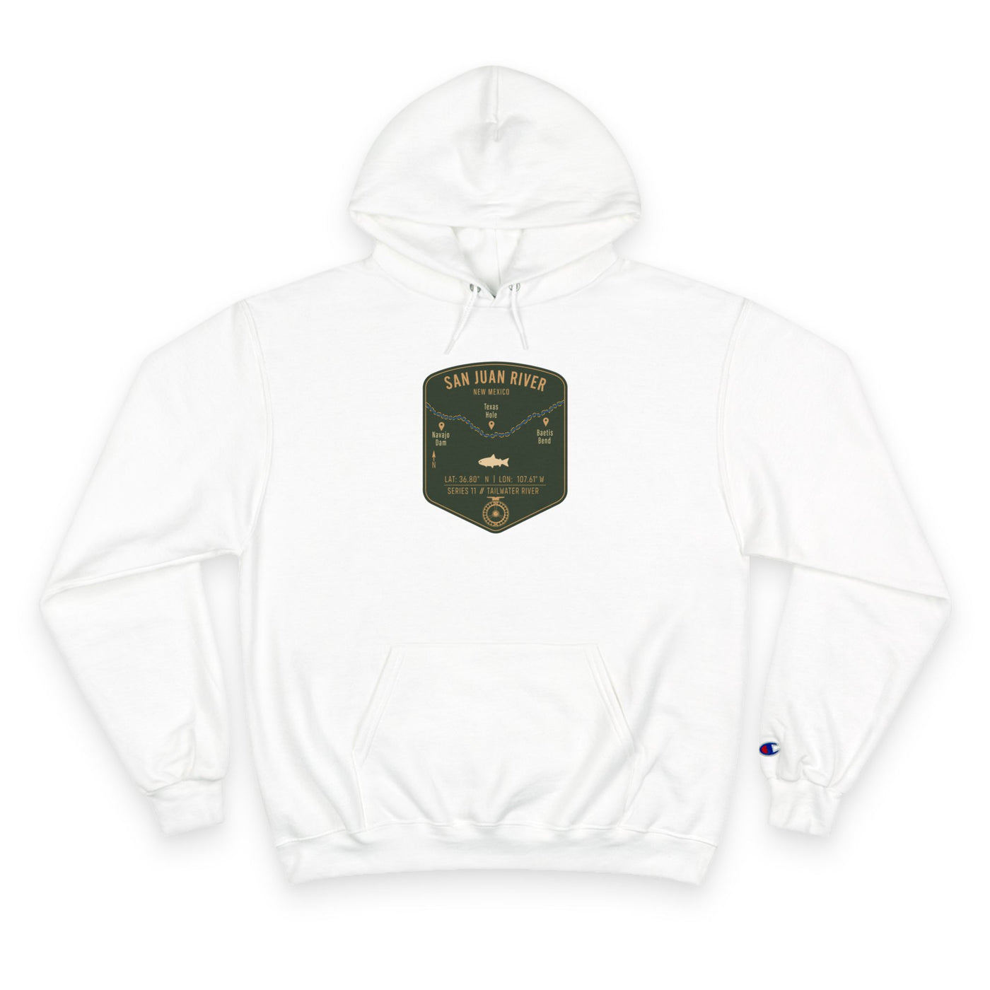 San Juan River Patch Graphic Hoodie | Outdoor Adventure