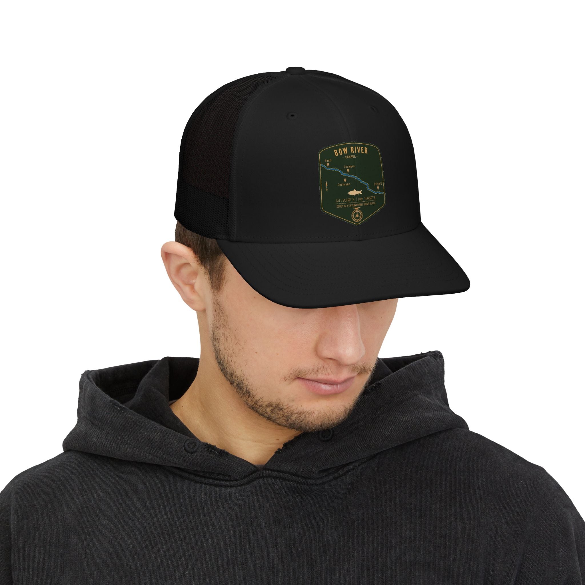 Global Series - Bow River Canada Fishing Map Trucker Hat | Richardson 112