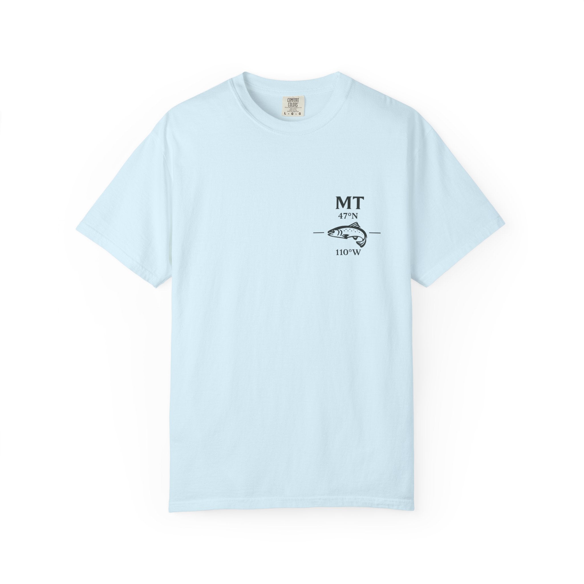 Yellowstone River Montana Fly Fishing T-Shirt - Premium Vintage Trout Map Graphic Tee for Anglers - Livingston & Paradise Valley