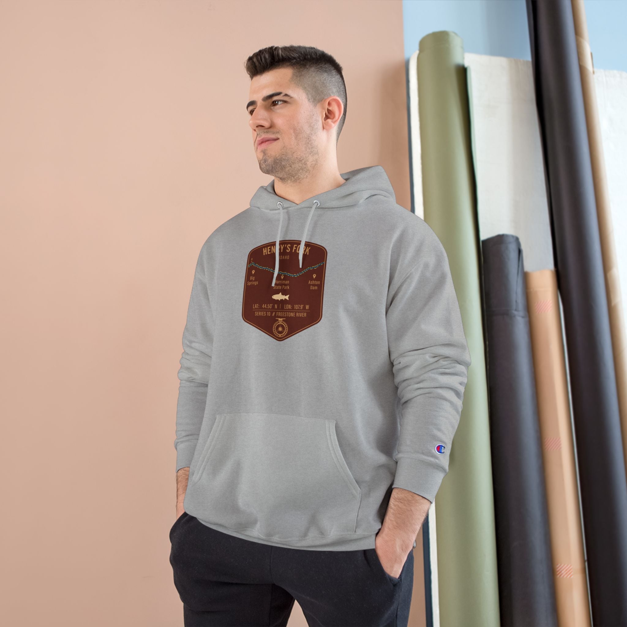 Henry's Fork Patch Graphic Hoodie | Outdoor Adventure