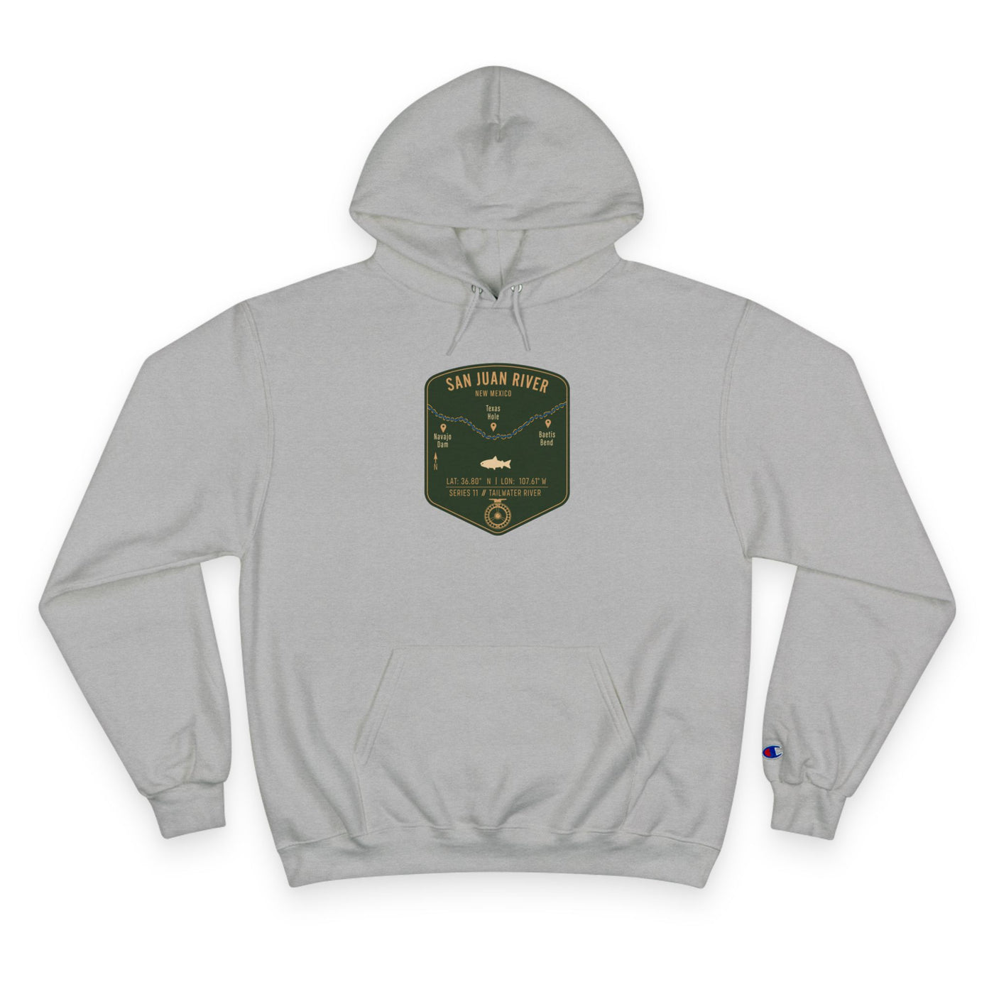 San Juan River Patch Graphic Hoodie | Outdoor Adventure