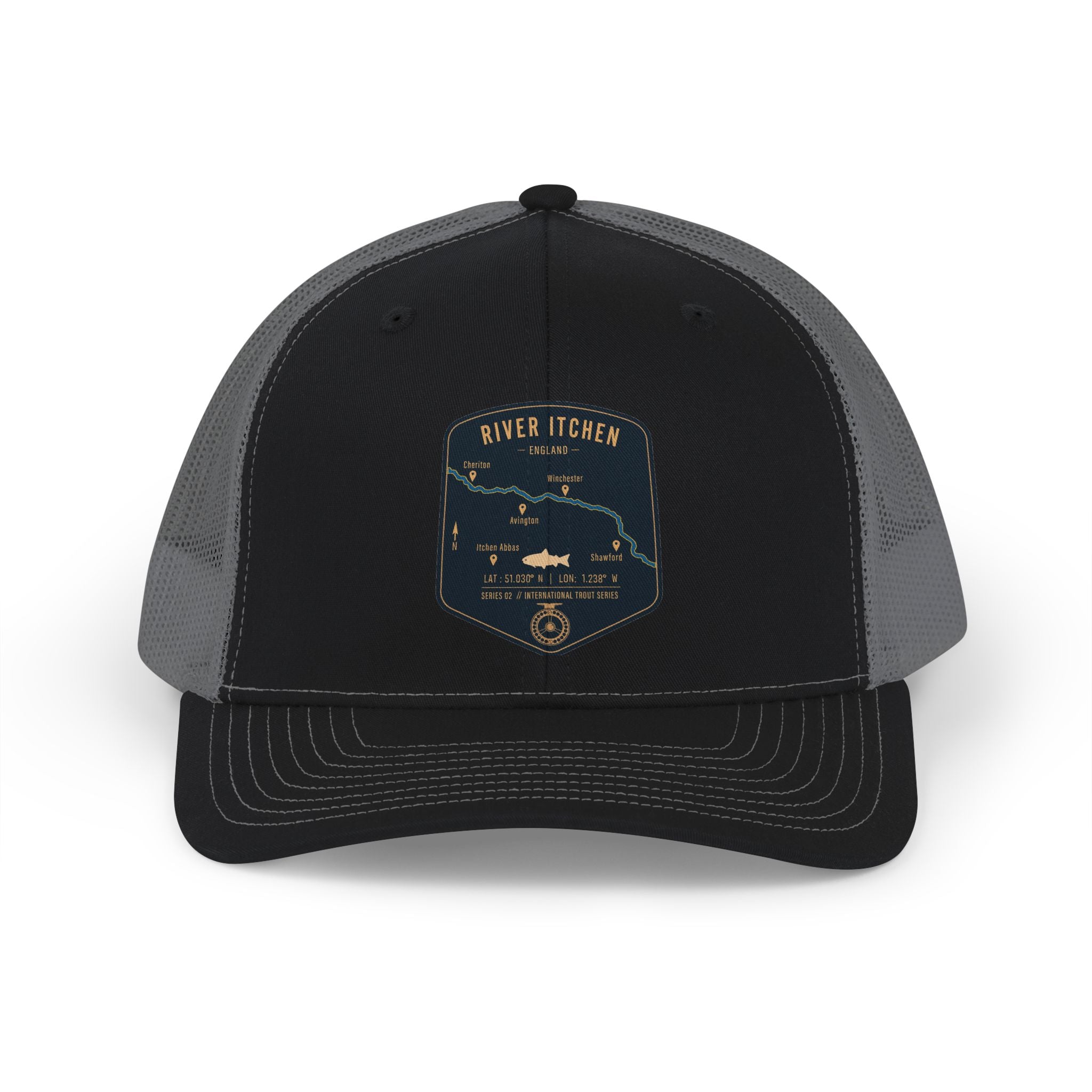 Global Series - River Itchen England Fishing Map Trucker Hat | Richardson 112