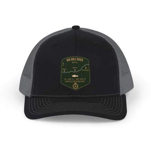 Big Hole River Fishing Map Trucker Hat | Richardson 112
