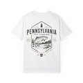 Pennsylvania - State Fly Fishing Badge — Rugged Cotton Tee