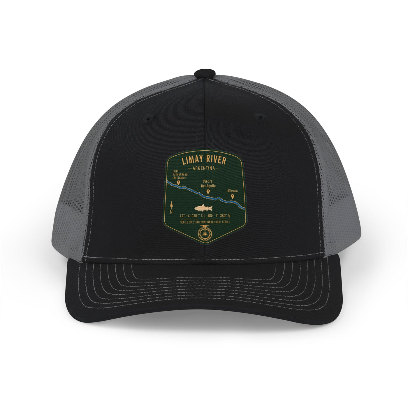 Global Series - Limay River Argentina Fishing Map Trucker Hat | Richardson 112